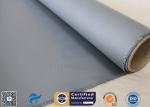 Welding Curtain / Fire Blanket 510g Gray Color 0.45mm Silicone Coated Fiberglass