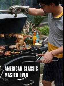 Wholesale Herb Courtyard camping barbecue grill Durability 49.6kg L155 x W68.5 x H131cm from china suppliers
