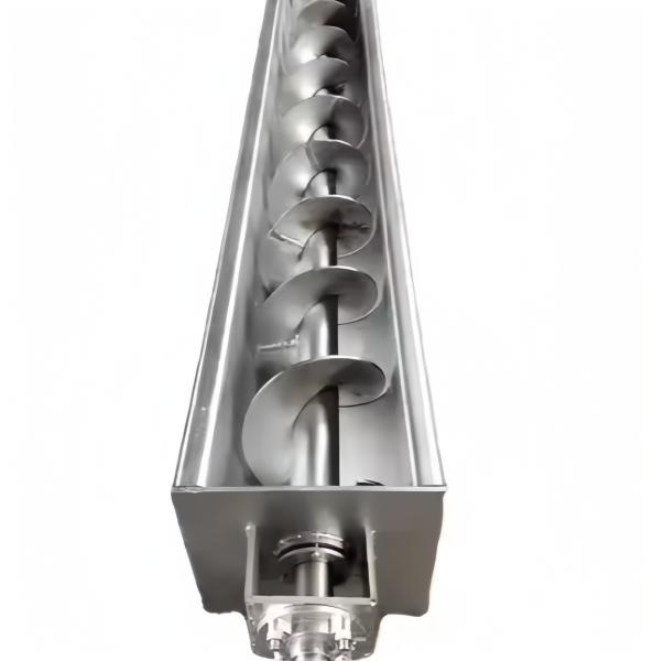 Sewage Wastewater Slurry Solid Sludge U Trough Type Tube Tubular Screw Transport