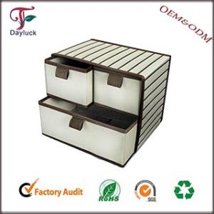 Wholesale Fashional wooden cardboard home storage box from china suppliers