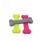 Bone Shape Pet Play Toys Non - Toxic Silicone Material For Dog Dental Health