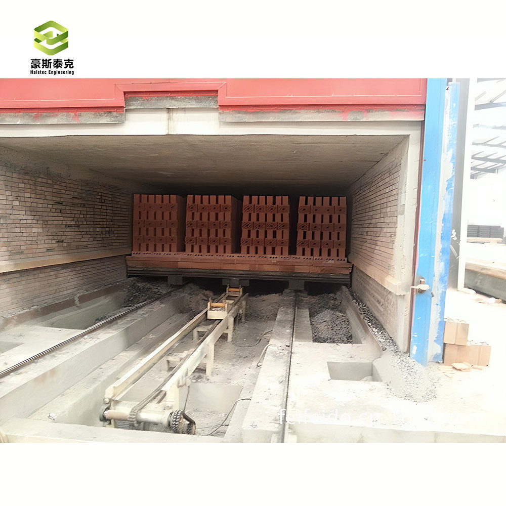 Fully Automatic Eco Friendly Brick Plant Product Clay Bricks Tunnel Kiln With Drying And Firing System