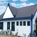 Small Light Steel Structure Villa Manufacture for Container Houses in White/Gray