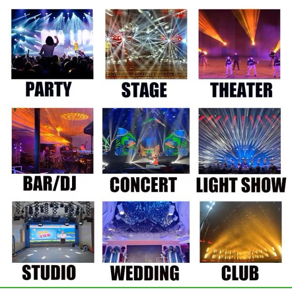 DMX Indoor 25*10W 4in1 LED Matrix Zoom Wash Moving Head Light For Wedding Event
