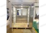 0.3μM 2100mm Height 4 Filters Air Showers Double Doors Interlock 25m/S