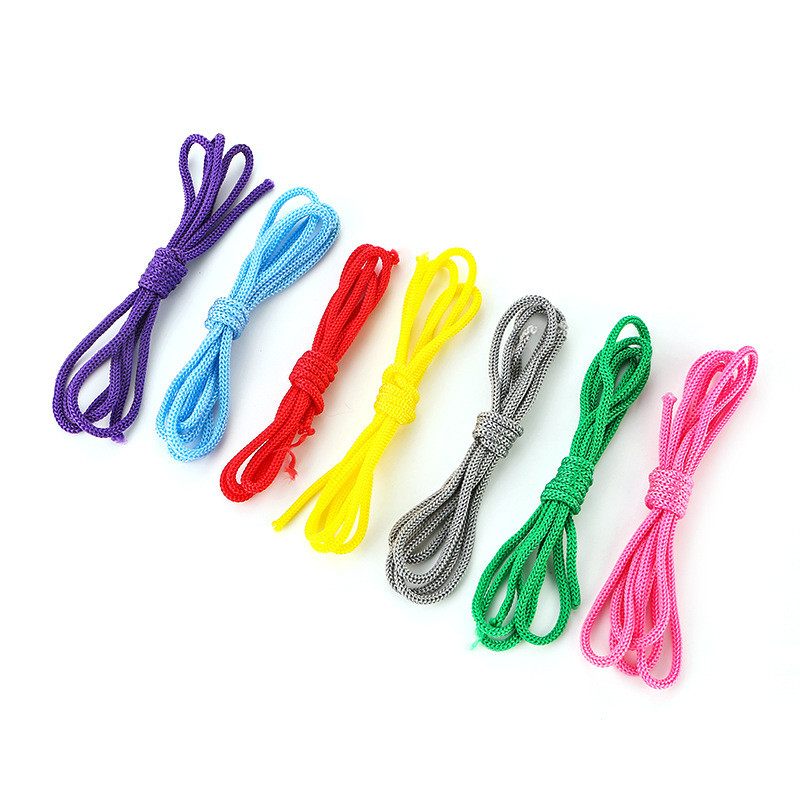 Pink DIY 3mm Polypropylene Rope Purple Double Braided Polypropylene Rope