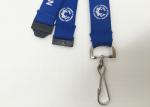 Nylon material Silk Screen Lanyards , print mobile safety lanyards for id badges