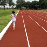 Eco Friendly Athletic Running Track Spray Coating System