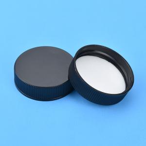 Wholesale Black 11.3mm Height Plastic Screw Cap Custom Logo from china suppliers