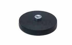 Wholesale Holding magnet pot, rubber coated with inner thread from china suppliers