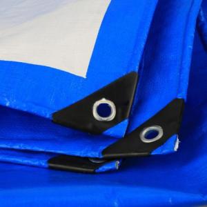 Wholesale Plaid Style Reinforced Eyelets PE Coated Tarpaulin Cover for Outdoor Protection from china suppliers