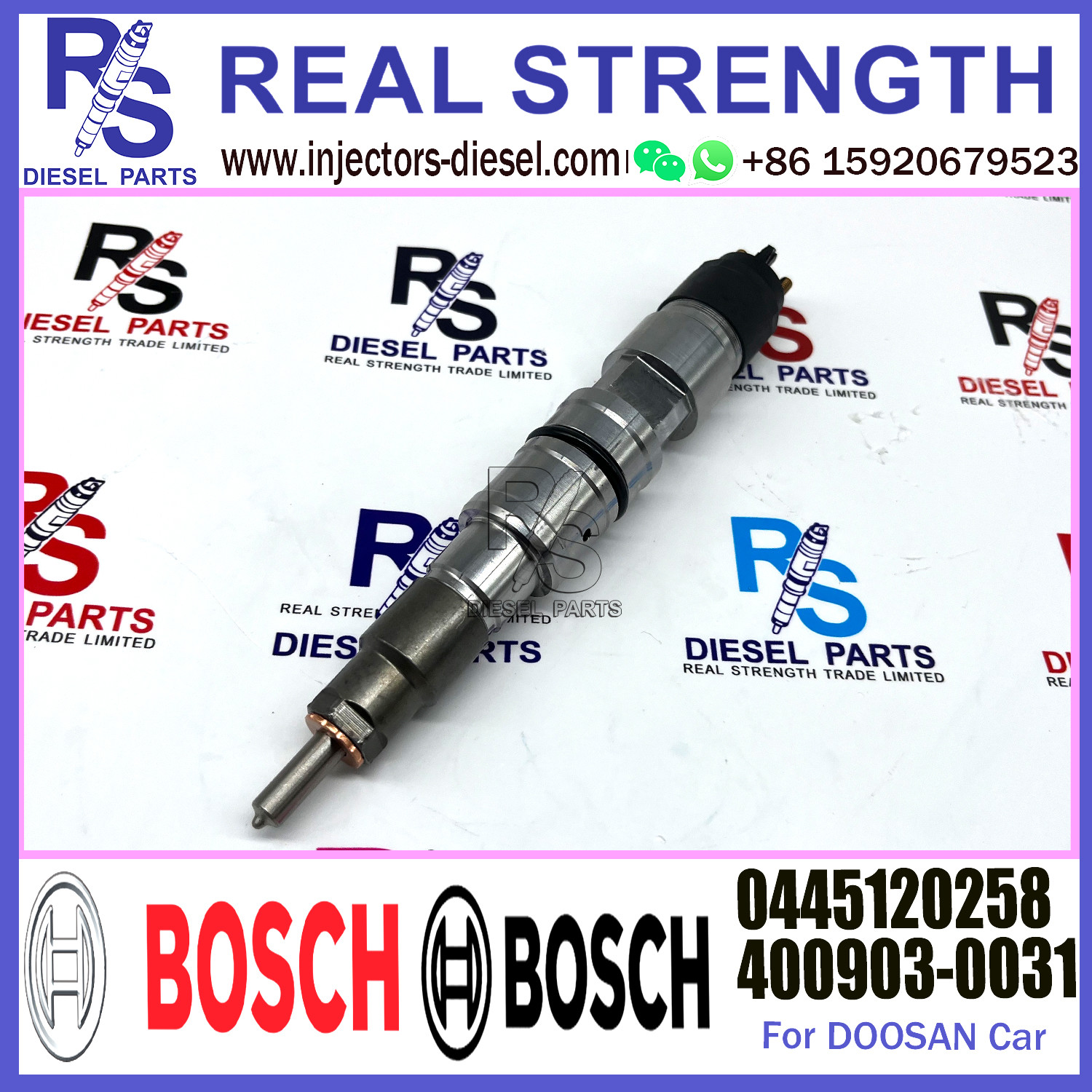 0445120258 400903-0031 Common Rail Injector For DOOSAN Engine