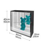 Home Business Company Abyss Mirror Neon Glow Display Cabinet DC12V/AC110-220V
