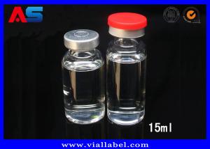 Wholesale Glass Medication Vials Lab Vials , 2 ml 3 ml 10 ml 15ml Glass Vials Wholesale Tube With Aluminum Caps from china suppliers