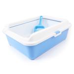 Semi Closed Cat Litter Box , Cat Litter Toilet Anti Splash Pet Toilet Cat