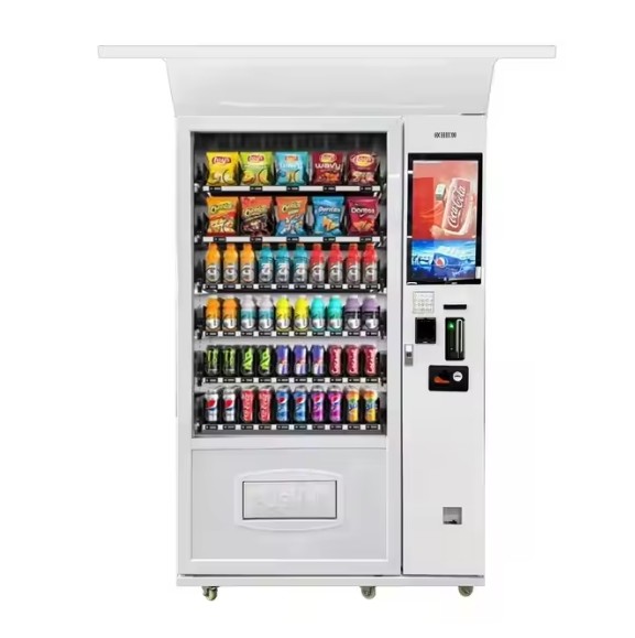 Vending Machine For Food And Drinks Snack And Beverages Automatic Self Service Kiosk