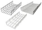 Stainless Steel SS304 3m Wire Mesh Cable Tray Electrical Basket