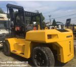 used diesel 2012 model 15ton komatsu forklift truck FD150E-7 low work hrs widely
