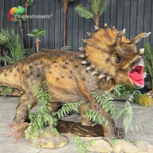 Wholesale Simulation Life Size Animatronic Triceratops For Jurassic Park from china suppliers