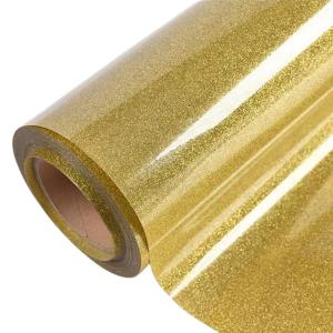 China Glitter Thermal Press Vinyl Clear Heat Transfer Film In Multiple Colors on sale