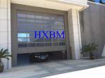 White color Exterior Folding Aluminium Garage Doors Sound Insulation And Heat
