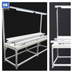 Aluminium Profile Frame SMT Assembly Line Anti Static 2.4M Dip Conveyor