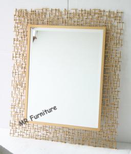 Wholesale Rectangular Metal Mirror Wall Decor 70 * 95cm Size Quickly Delivery from china suppliers