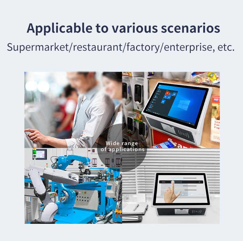 27 Inch Touch Screen Price Checker All in One Mini POS System for Supermarket Windows POS Terminal