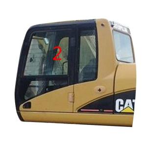Wholesale Green E320C Caterpillar Excavator Replacement Glass 5mm Thick from china suppliers