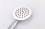 Fully Electroplated Wall Mount Shower Faucet Round Hot Cold Water Thermostatic