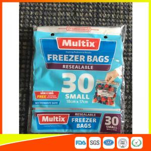 Wholesale Microwave Safe Freezer Zip Lock Bags For Supermarket / Household Used from china suppliers