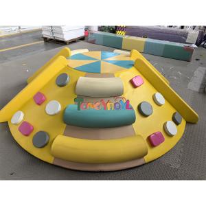 Wholesale Yellow Soft Play Climbing Set Unisex Climbing Foam Play Set ODM For Shopping Mall from china suppliers