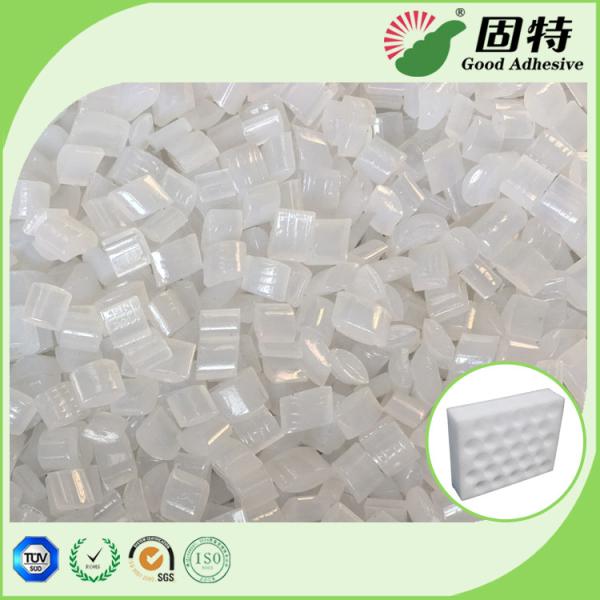 Yellowish Granule solid EVA resin Hot Melt Adhesive Packaging Pellets For Pearl