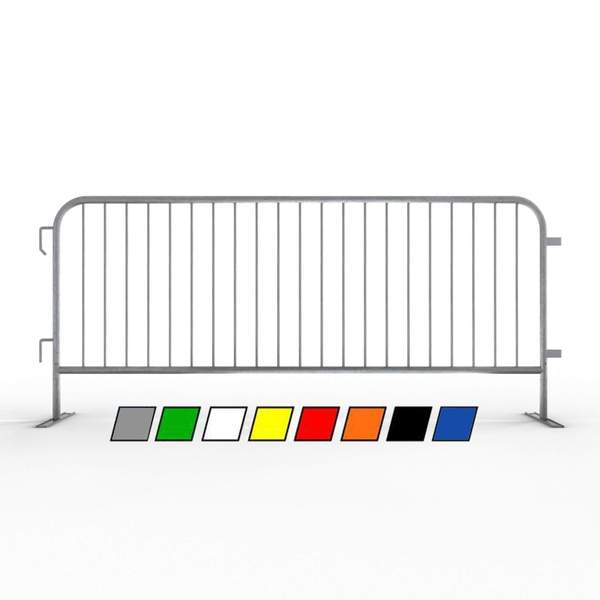 Tubular Road Safety Pedestrian Fencing Barriers 2.4*1.5m