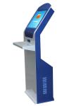 Floor Stand Interactive Touch Screen Kiosk 19 Inch For Bank / Hotel / Lobby