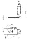 Forging Bending 90 Degree Battery Terminal Electrical Ring Terminal G0001