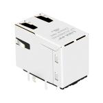 LPJE3060CNL Without LED Tab Up Single USB RJ45 Jack Without Integrated Magnetics