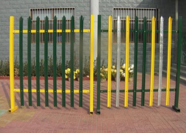 Quality European D W Head Metal Palisade Fencing For Power Plants / Substations for sale