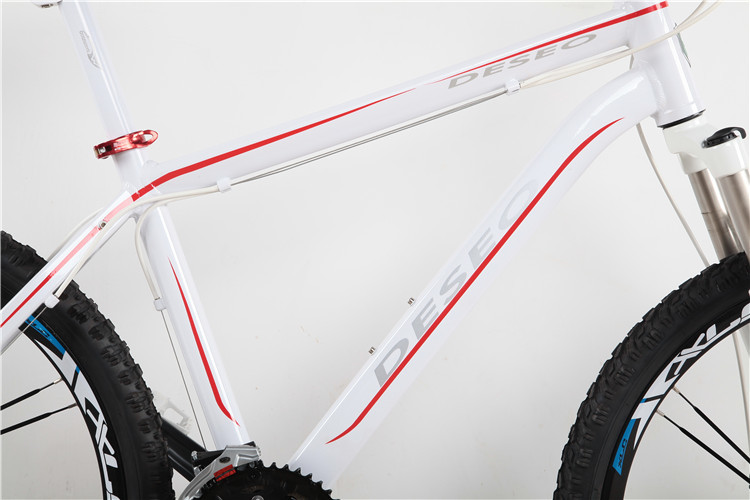 High grade disc brake Shimano 21 speed 6061 aluminium alloy MTB with 24 hole spoke wheel