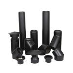 Direct Double Insulated Chimney Pipe Non Asbestos 125mm 150mm 175mm 200mm
