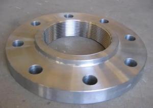 Wholesale Copper Nickel Threaded Socket Weld Pipe Flanges DN15-DN1500 1-1/4'' from china suppliers