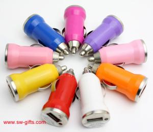 Wholesale Promotion Bullet Mini USB Car Charger Universal Adapter for iphone 5S 6 6S Plus Samsung from china suppliers