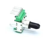 R1116G 11 Mm Dual Gang Metal Shaft Carbon Film Rotary Potentiometer B10k 50K