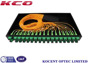 Wholesale Low Insertion Loss Fiber Optic Splitter Patch Panel Termination Box SC/APC ABS Box 1U from china suppliers