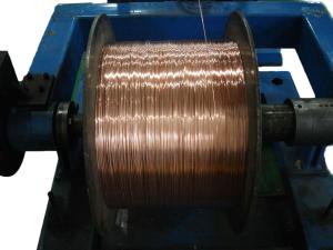 Wholesale CATV Cable Inner Conductor , High Tensile Strength 25% CCS Coaxial Conductor from china suppliers