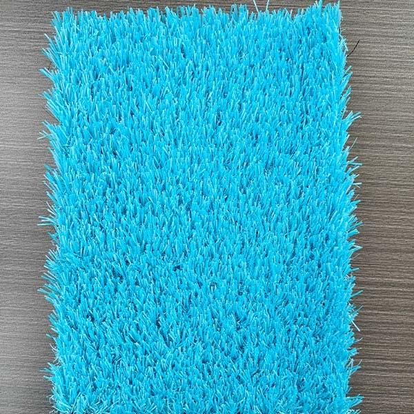 25mm pile height 10000 Dtex Anti Static Sports Artificial Grass With Blue