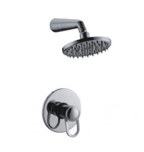 Wholesale Wall Mounted brass Bath Shower Faucet with Chrome Finishing from china suppliers