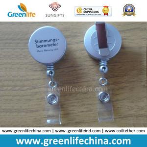 Wholesale High Quality Customized Plastic Shell Silver Colored ID Badge Holder from china suppliers