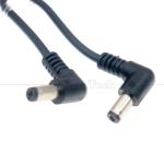 12V 24V Male to Male DC Angled Plug Jack Connector 5.5*2.1mm Power Supply