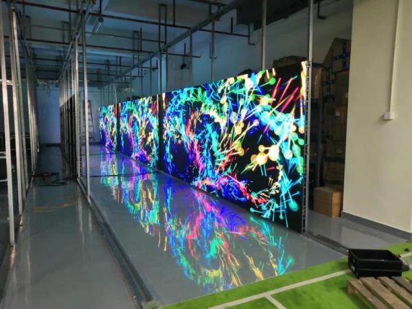2000cd/Sqm Brightness Transparent LED Screen , Full Color Advertising LED